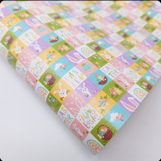 Checkered Easter Artisan Leatherette