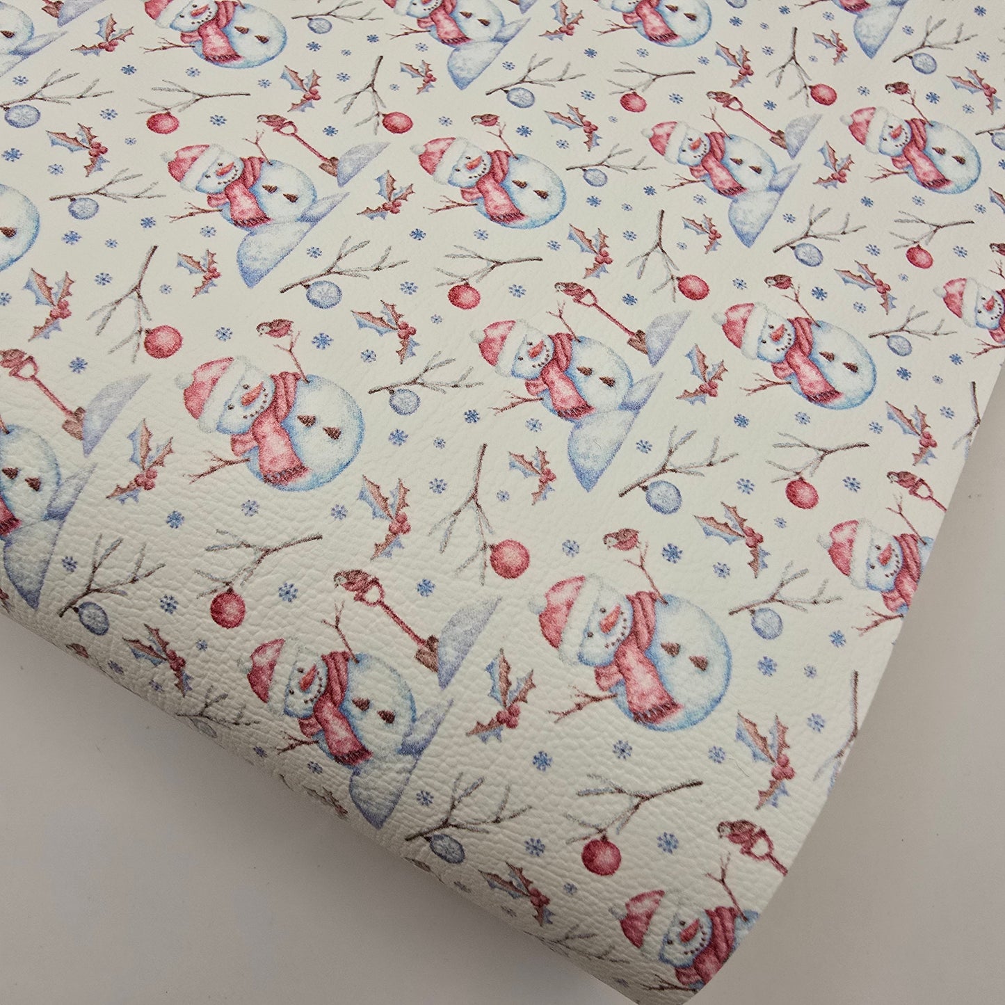 Frosty Snowman Artisan Leatherette