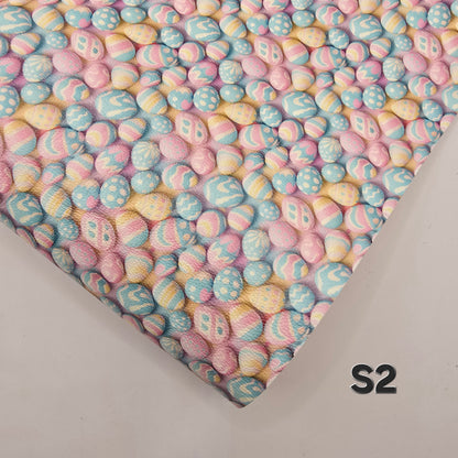 Pastel Easter Eggs Collection Artisan Leatherette