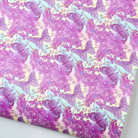 Butterfly Unicorn Artisan Leatherette