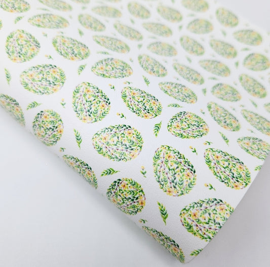 Botanical Easter Eggs Artisan Leatherette