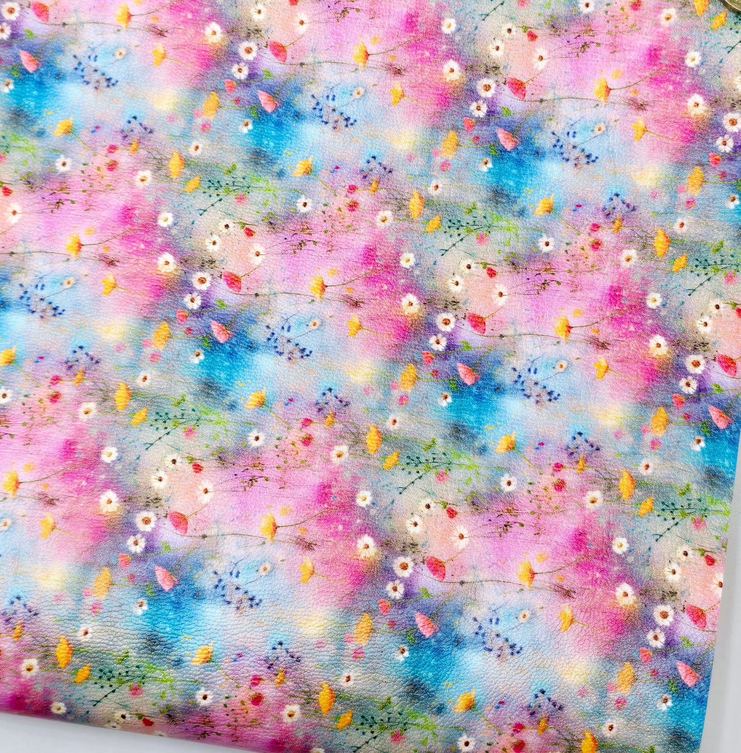 Paint by Flowers Style 5 Artisan Leatherette