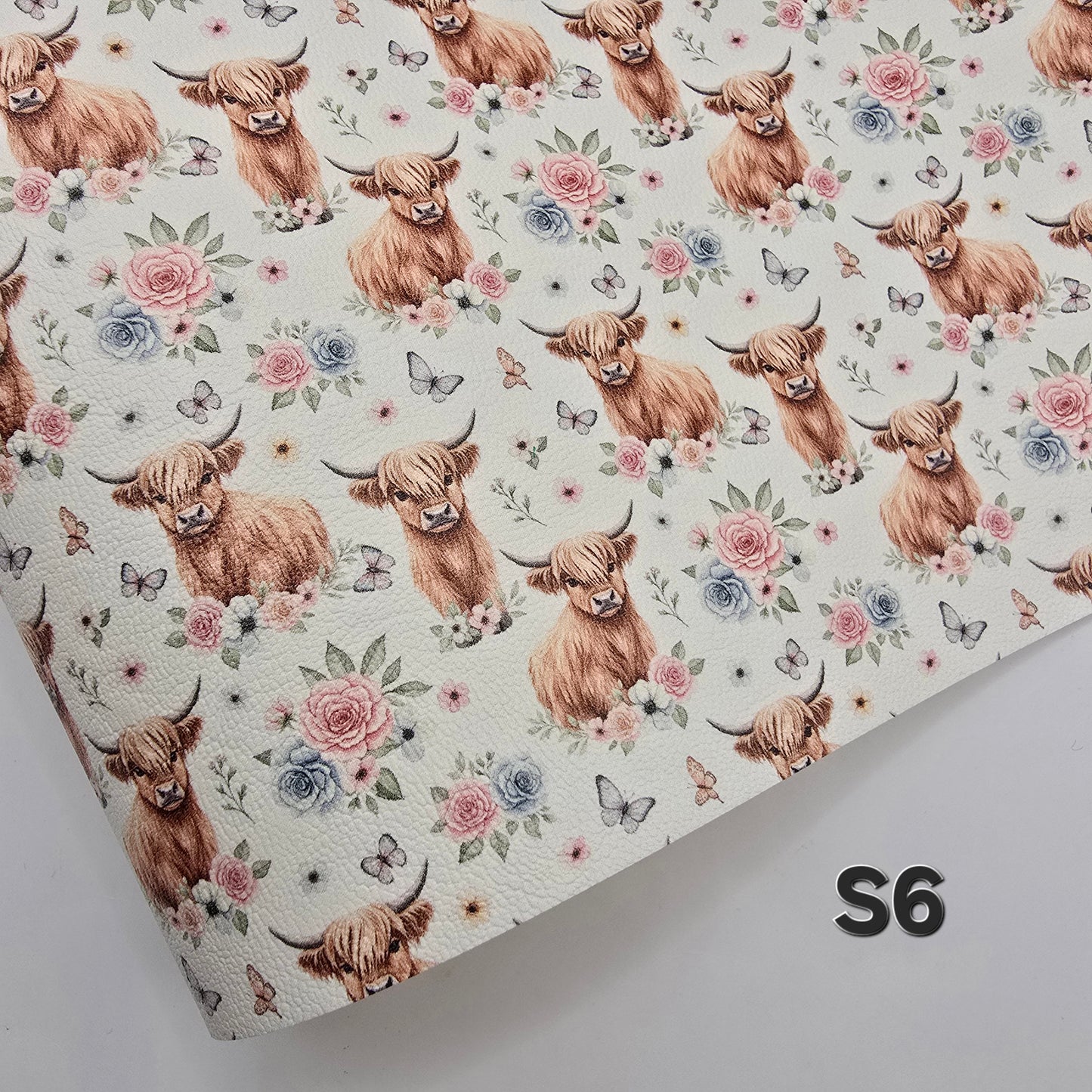 Highland Cow Collection Artisan Leatherette