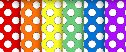 Bright Mushrooms & Polka Artisan Leatherette