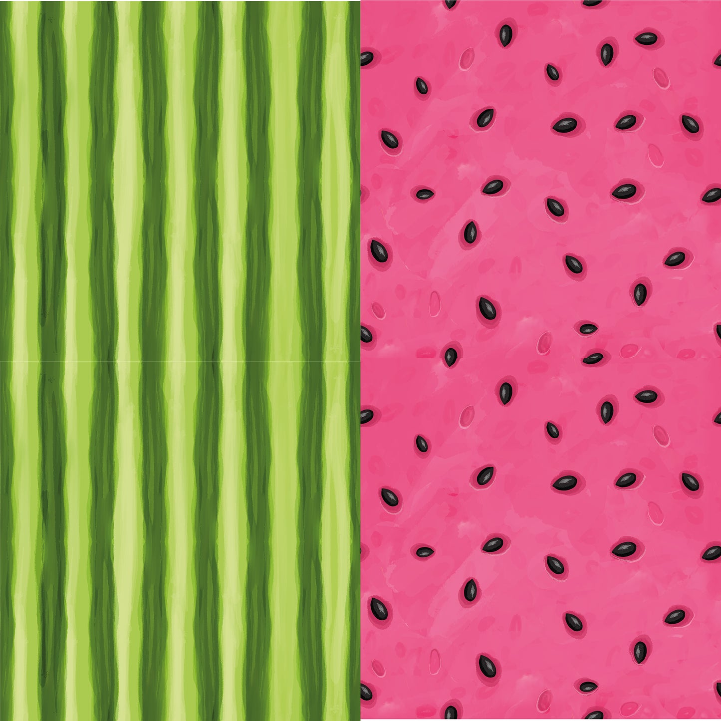 Watermelon Seeds & Stripes Artisan Leatherette