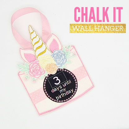 Birthday Cake 'Chalk It' Wall Hanger