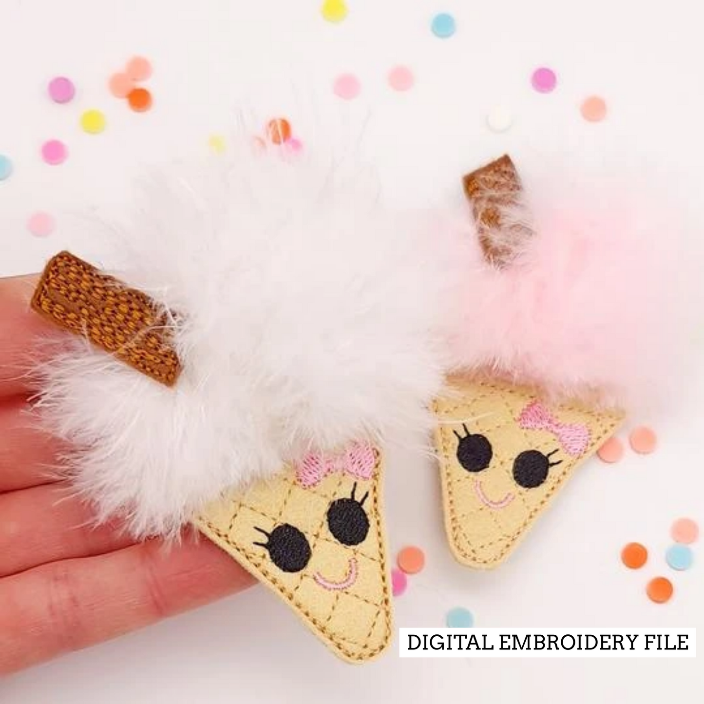 Ice Cream Fur Baby | Digital Embroidery File